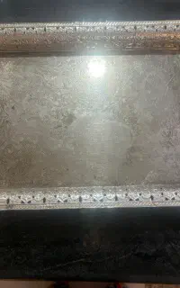 سینی استیل پایه دار