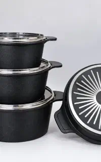 سرویس قابلمه چدن گرانیتی زیمنس