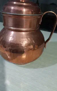 پارچ مسی درب دار