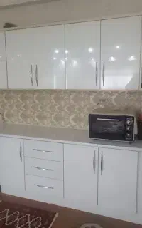 کابینت آشپزخانه با جنس های گلس