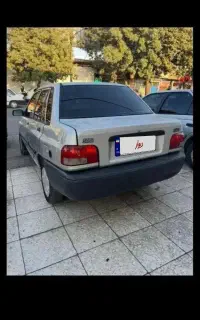 پراید نقره ای مدل ۸۵