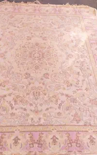 دوتخته فرش بلژیکی ۴متری ابریشم