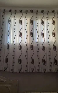 دو عدد پرده حریر درجه یک
