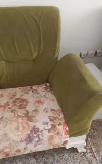 مبلمان ۷نفره با جلومبلی وعسلی