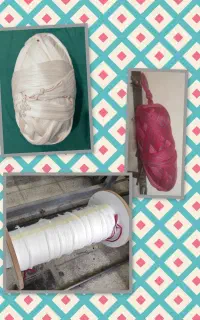 چله کشی فرت بافی (شَعربافی) چله پیچی