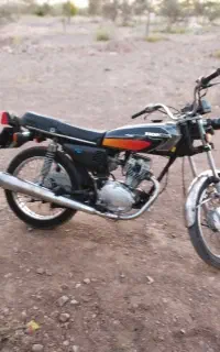هوندا ۱۲۵ مزایده مشکی رخش در حد نو