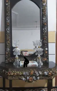 آینه و شمعدان