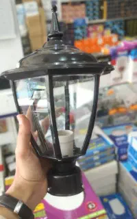 چراغ حیاطی دیواری، سردری و لوله‌ای