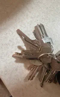 دسته کلیدم‌ ب همراه دوتا ریموت گم شده
