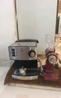 دستگاه اسپرسو زیگما به همراه  آسیاب