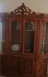 بوفه چوب منبت کاری شده