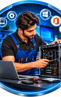 تعمیر کامپیوتر و لپ‌تاپ در محل