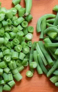 لوبیا خورد شده