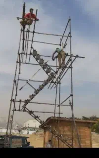 داربست فلزی میان بست