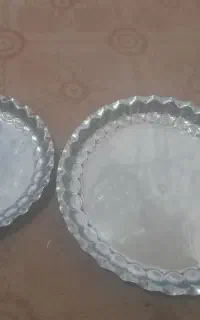 دوعدد سینی استیل