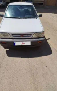 پراید ۸۸ سفید تک‌سوز