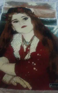 ده عدد تابلو فرش بدون قاب چ نو ماشینی