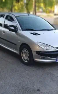 پژو۲۰۶ مدل ۸۴ فول تیپ۳  نقره ای  استثنایی درجه یک