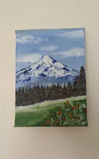 نقاشی روی بوم
