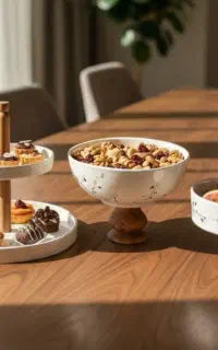 سرویس پذیرایی طلاکاری شده گندم و گل