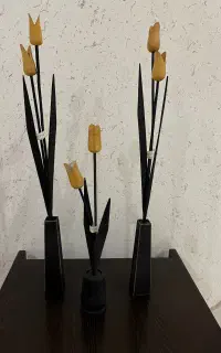 ست گل لاله چوبی