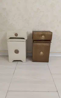 سطل و دستمال کاغذی