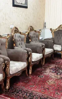 مبل سلطنتی ۶ عدد تک نفره