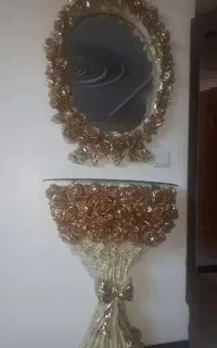 اینه و پایه طرح گل