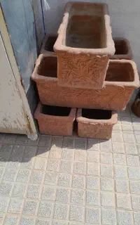 گلدان سفالی بزرگ