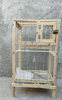 قفس چوبی پرنده
