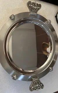 سینی استیل گرد و مستطیل