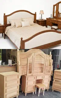 سرویس‌خواب چوبی آیلین