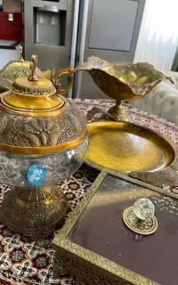 ظرف پیوتر طرح طاووس