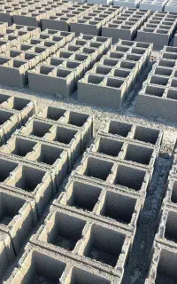 بلوک دیواری 20×40 تولید با دستگاه تمام اتوماتیک
