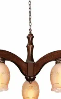 لوستر چوبی