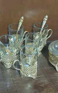 ست چای خوری عتیقه سالم آنتیک