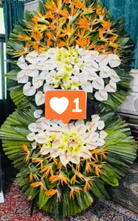 تاج گل ترحیم ارسال فوری و رایگان