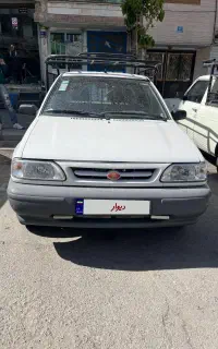 پراید وانت بی رنگ