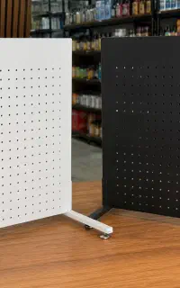 استندپانچی 50*60 /استند آبشاری شیشه دار پله ای