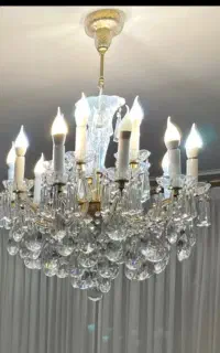 لوستر های ۱۵ شاخه کریستالی