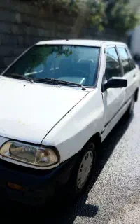 پراید ۸۳سفید انژکتور گیربکس موتور سالم