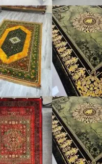٪ فرش زمرد /  تراکم بالا بالا  فرش حدادی
