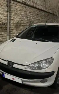 پژو ۲۰۶ مدل ۸۸ سفید