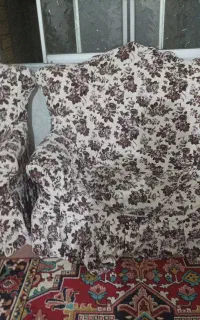 یک دست مبل هشت نفره طلایی تاج