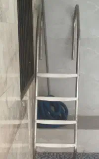 پله استخر چهار پله استیل
