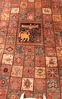 فرش 9 متری ابریشم کلکسیونی