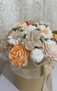 باکس گل شمع