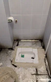 رفع رطوبت ایزوگام قیرگونی وآب بندی سرویس حمام