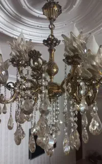 لوستر برنز ۸ شعله