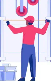 کارآموز و کمک نصاب آسانسور
